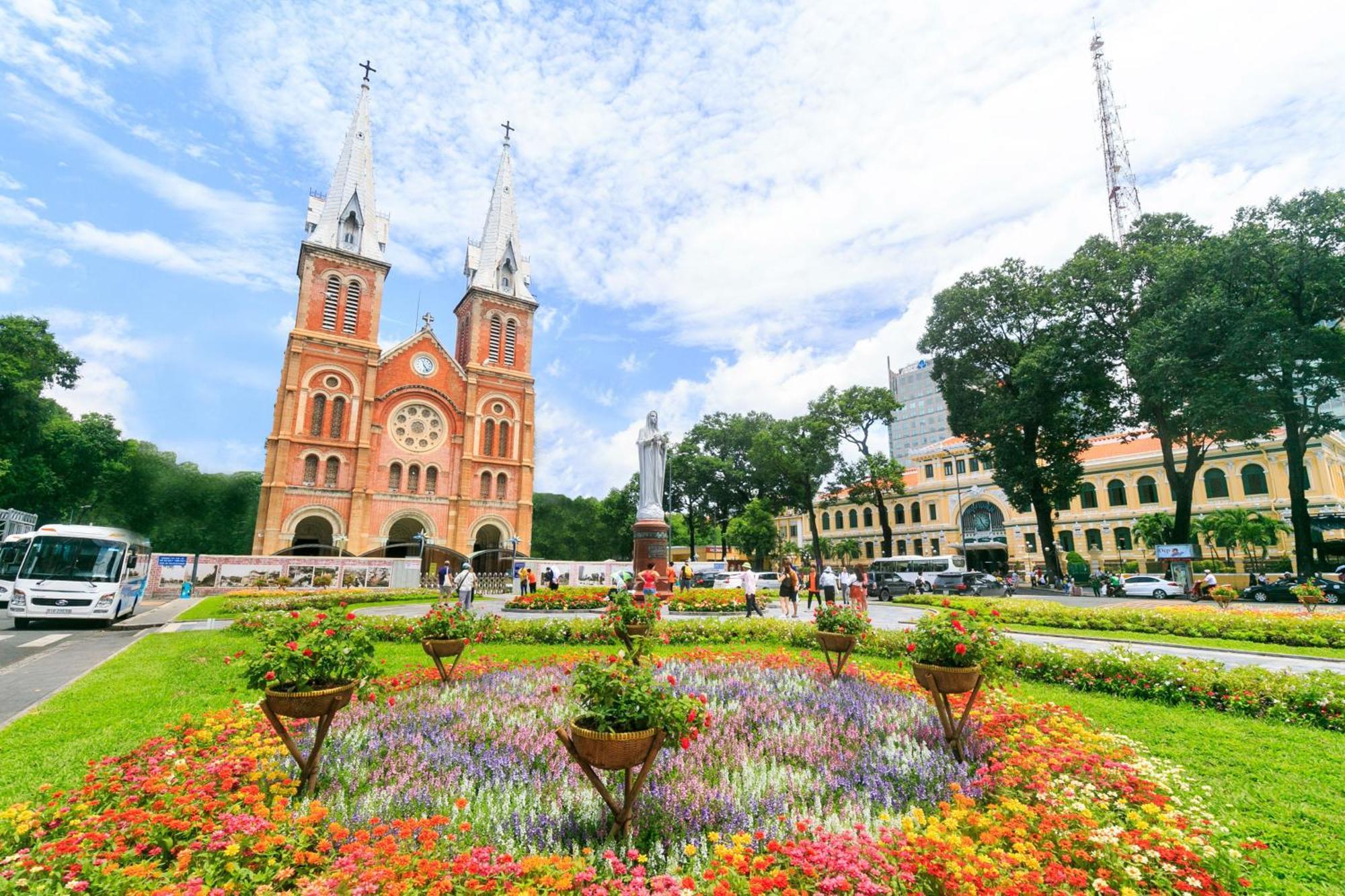 Thien Quoc Hotel Ho Chi Minh-staden Exteriör bild