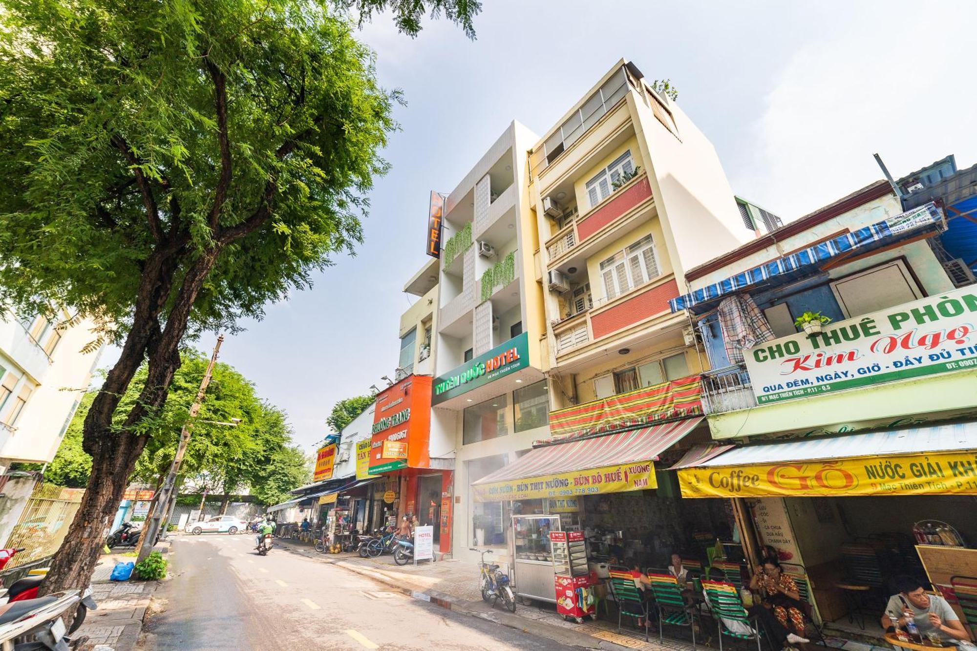Thien Quoc Hotel Ho Chi Minh-staden Exteriör bild